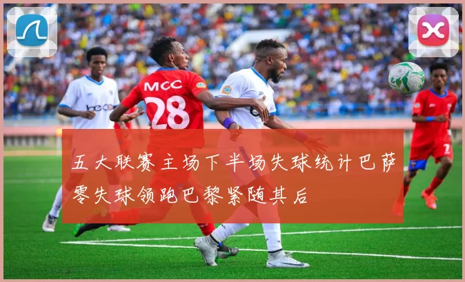 五大联赛主场下半场失球统计巴萨零失球领跑巴黎紧随其后